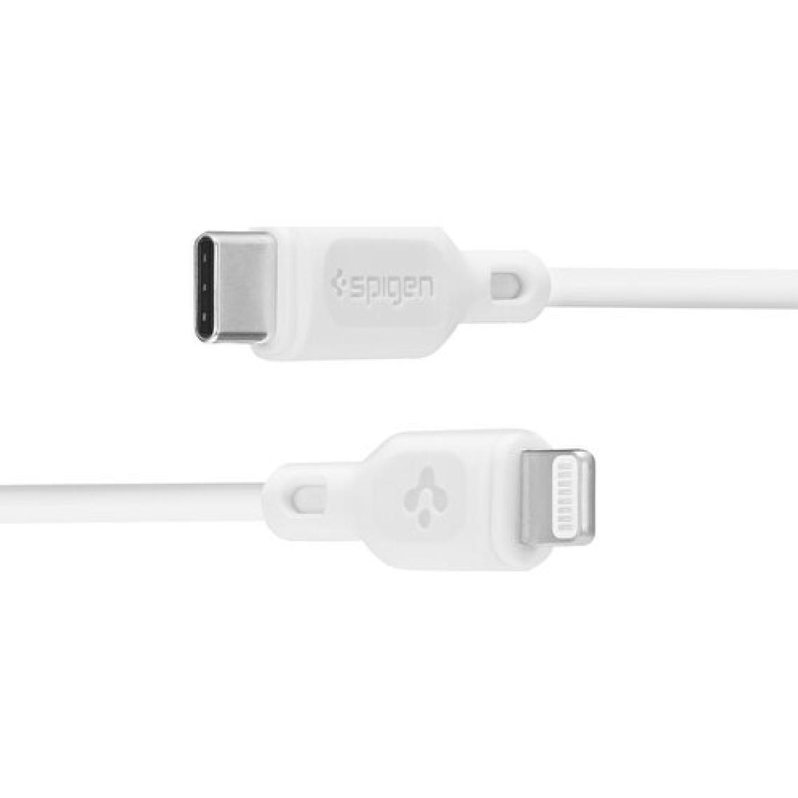Spigen Essential Apple USB-C to Lightning PD (Power Delivery Destekli) Hızlı Şarj ve Data Kablo MFI Lisanslı (1 Metre) C10CL - 000CA25416