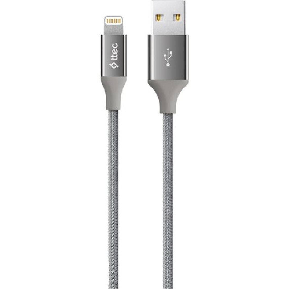 Ttec AlumiCable 2DK16UG Uzay Grisi 1.2 m USB to Lightning Şarj Kablosu