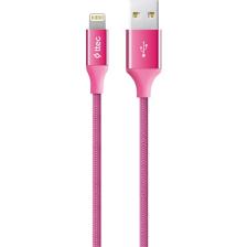 Ttec AlumiCable 2DK16P Pembe 1.2 m USB to Lightning Şarj Kablosu