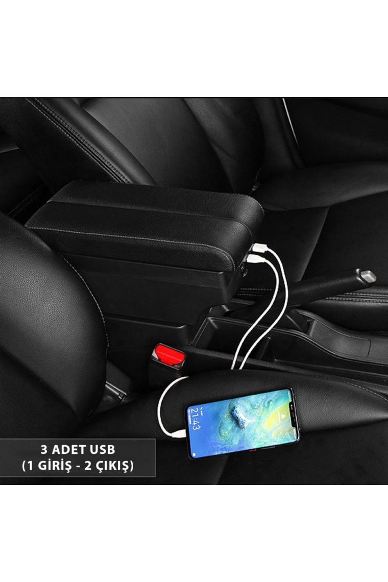 Techmaster Renault Clio 3 Clio 4 2007-2016 Delmesiz Vidasız Kol Dayama Kolçak