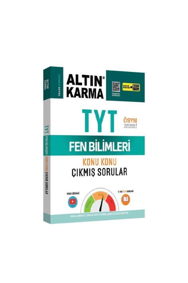 Altın Karma 2024 Tyt Fen Bilimleri Konu Konu Çıkmış Sorular (KOLAY-ORTA-ZOR)