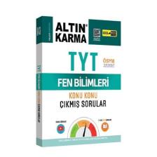 Altın Karma 2024 Tyt Fen Bilimleri Konu Konu Çıkmış Sorular (KOLAY-ORTA-ZOR)