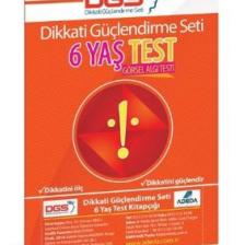 Adeda Yayıncılık Dikkati Güçlendirme Seti Görsel Algı Testi (6 Yaş) - Osman Abalı
