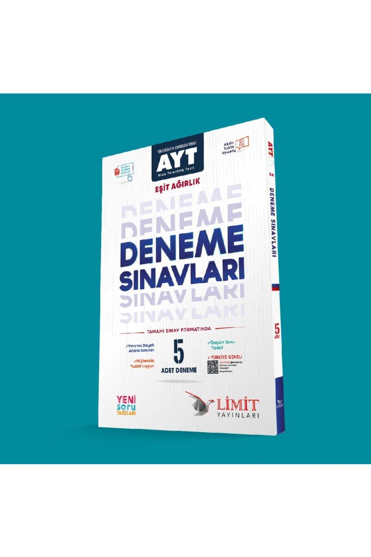 Limit Ayt Eşit Ağırlık 5'li Deneme Sınavları