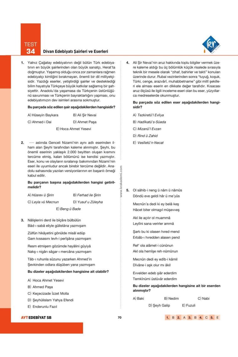 Gamze Hoca Türkçenin Matematiği Tüm Sınavlar İçin Edebiyat Soru Bankası