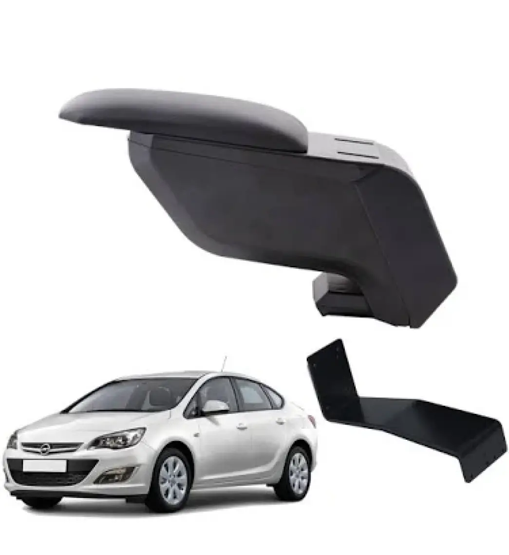 3 Tıkla Opel Astra J 2018 Sedan Delmesiz Çelik Ayaklı Siyah Kolçak Kol Dayama