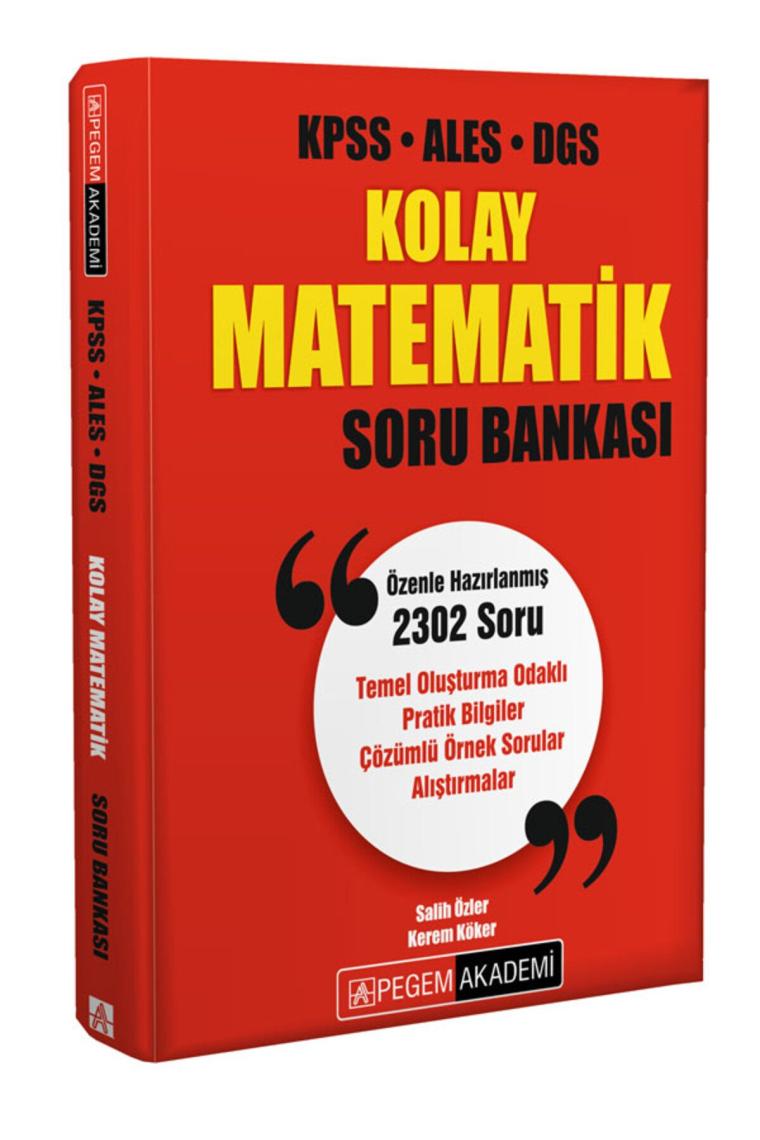Kpss Ales Dgs Kolay Matematik Soru Bankası