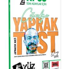 2024 KPSS Tüm Adaylar İçin 5Yüz Coğrafya Çek Kopart Yaprak Test