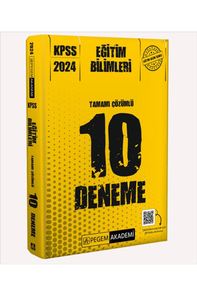 2024 KPSS Eğitim Bilimleri Tamamı Çözümlü 10 Deneme