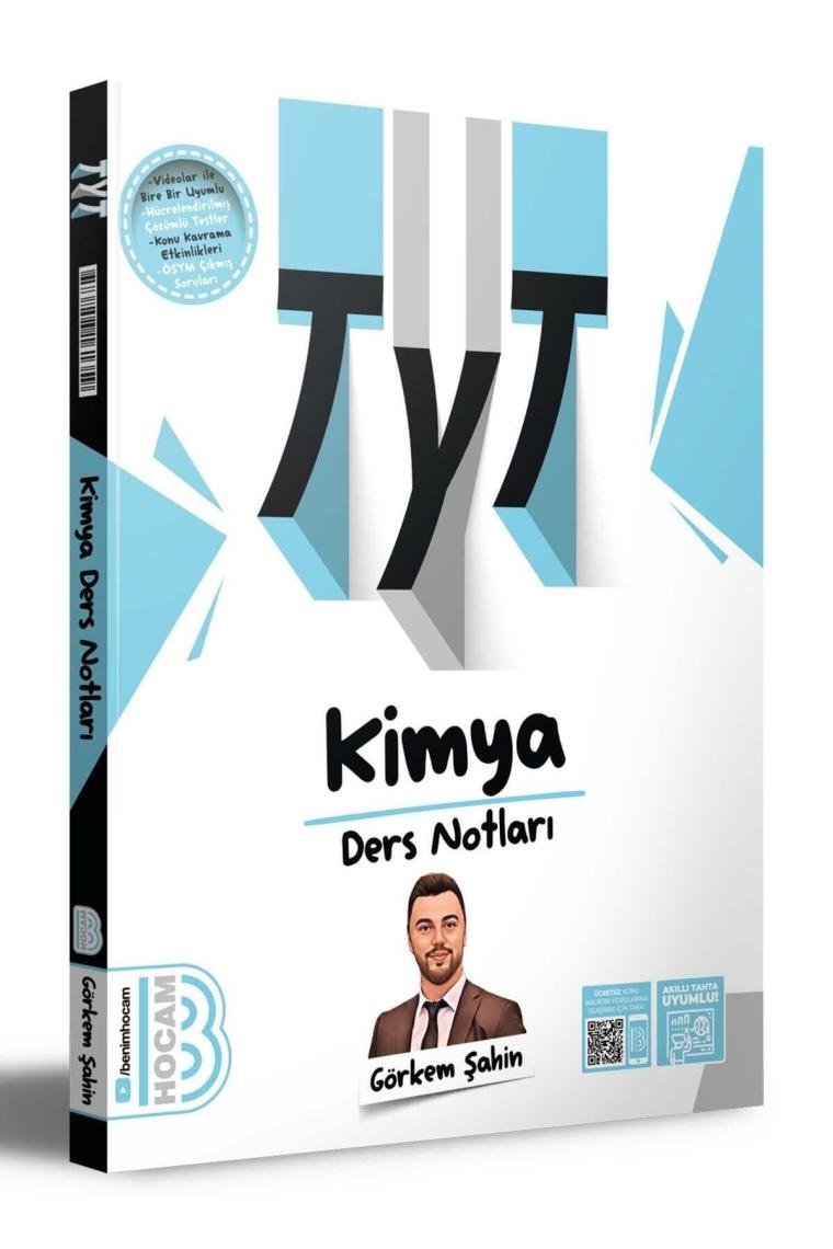 2024 TYT Kimya Ders Notları Benim Hocam ( Görkem Şahin )