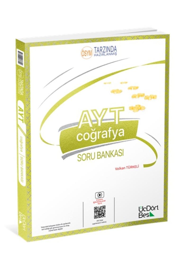 Üç Dört Beş Ayt Coğrafya Soru Bankası Üç Dört Beş Yayınları