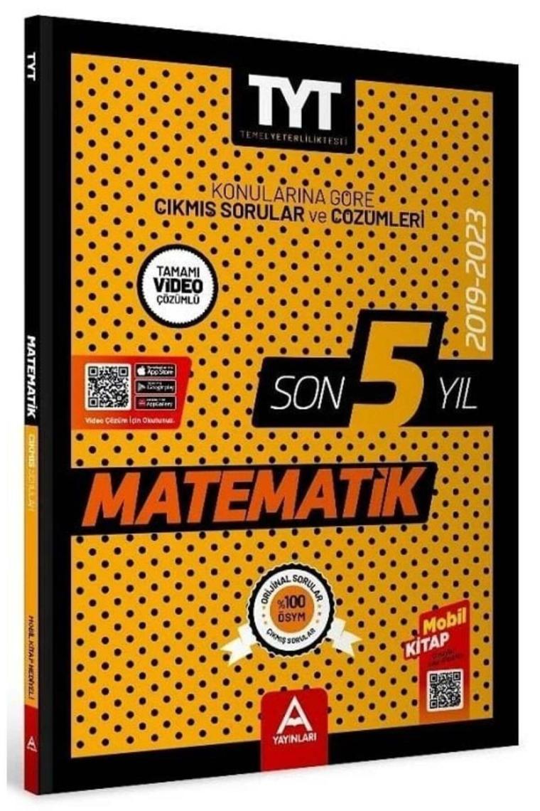 Yks Tyt Matematik Son 5 Yıl Çıkmış Sorular 2019-2023