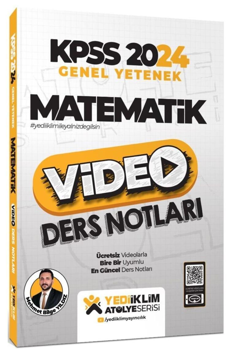 2024 Kpss Atölye Serisi Matematik Video Ders Notları - Mehmet Bilge Yıldız