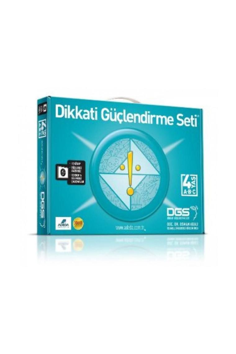 Adeda - Dgs Dikkati Güçlendirme Seti 4 Yaş (3 Kitap Takım)