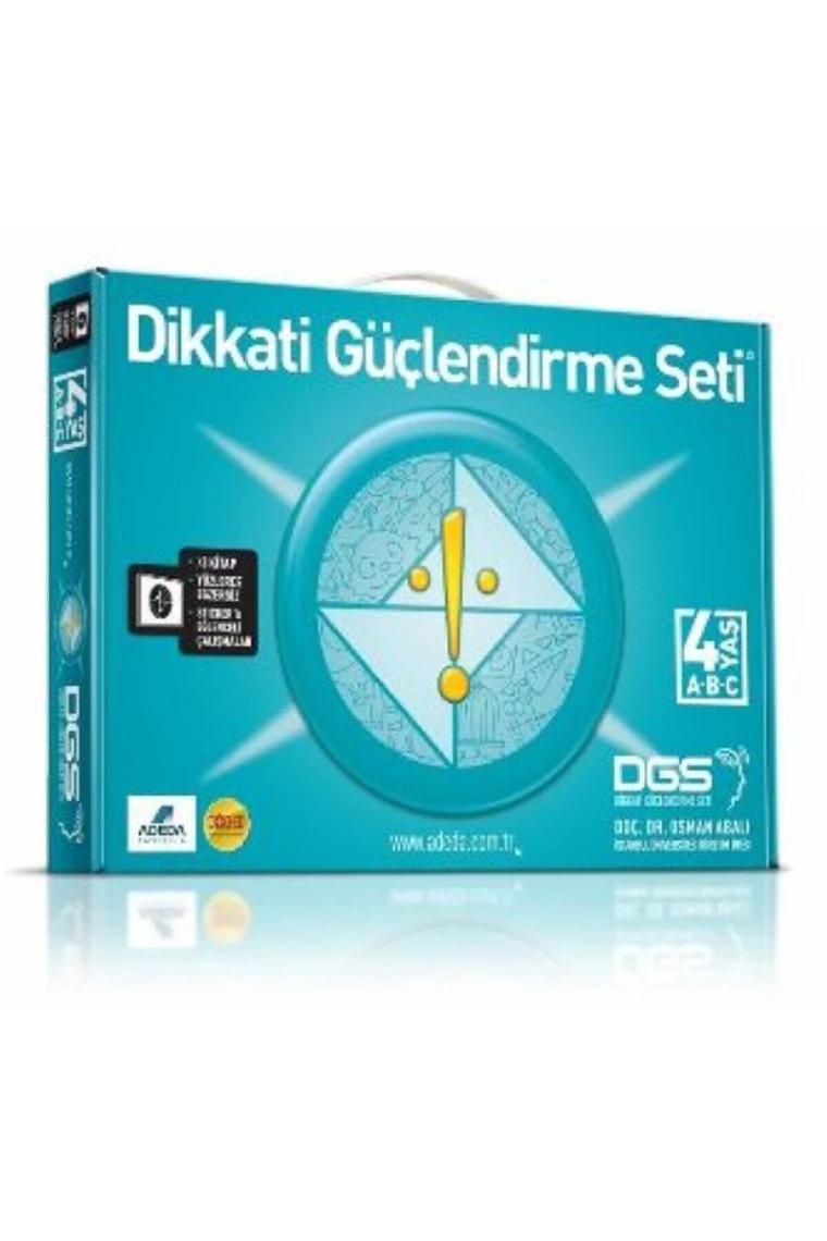 Adeda - Dgs Dikkati Güçlendirme Seti 4 Yaş (3 Kitap Takım)