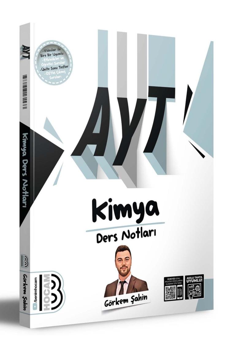 2025 Ayt Kimya Ders Notları