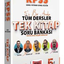 Yargı 2024 Kpss Lise Ön Lisans 5yüz 5 I Bir Arada Soru Bankası Tek Kitap