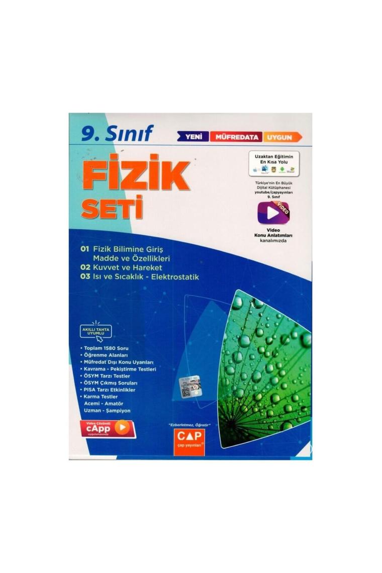 Çap 9. Sınıf Anadolu Fizik Seti 2022