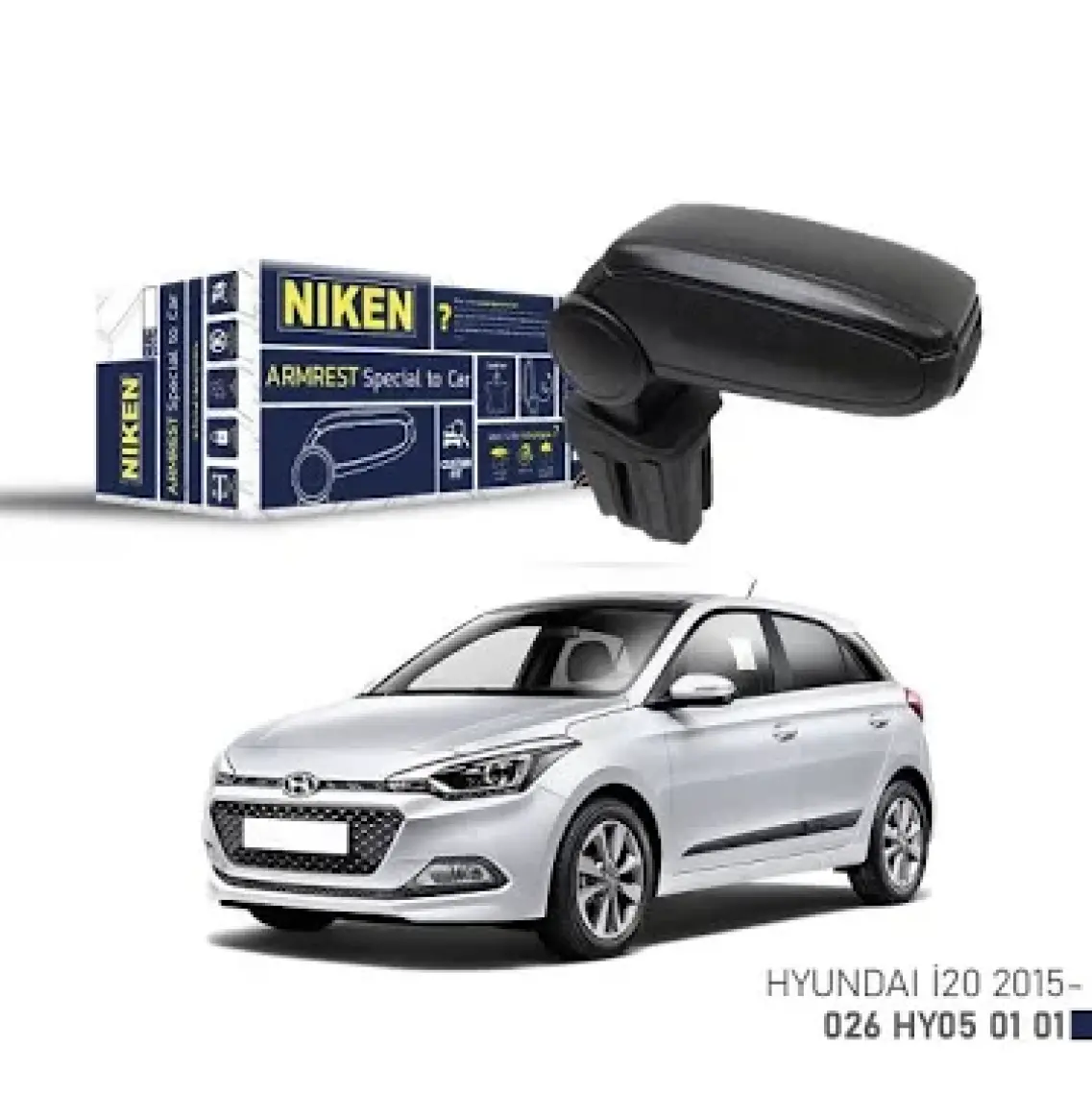 Niken Hyundai I20 2015+ Kol Dayama Siyah