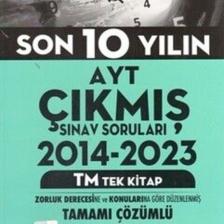 Ayt Tek Kitap Tm Çıkmış Soruları