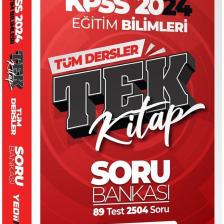 2025 Kpss Eğitim Bilimleri Tüm Dersler Tek Kitap Soru Bankası