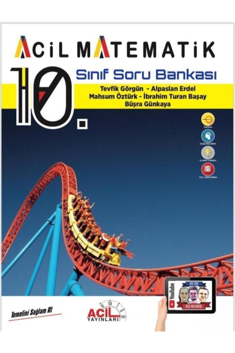 Acil 10. Sınıf Matematik Soru Bankası 2024-2025
