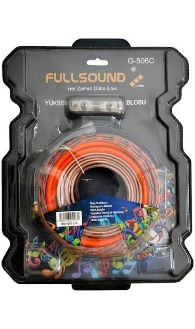 FULLSOUND Oto Anfi Kablo Seti 8ga Fullsound G-506C