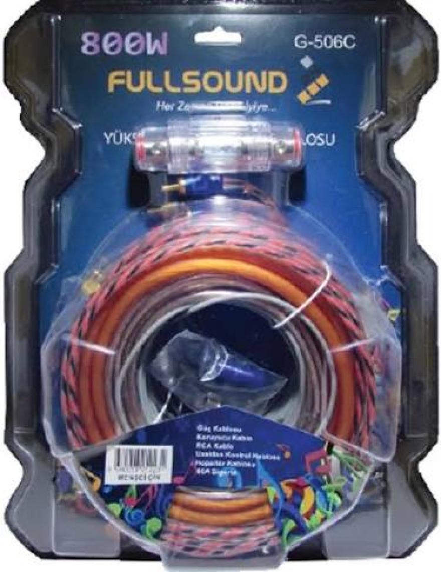 FULLSOUND Oto Anfi Kablo Seti 8ga Fullsound G-506C