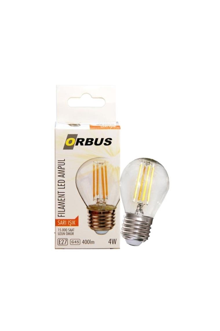 Orbus ORB-GC45 Mum 4W E27 Şeffaf Dekoratif LED Filament Ampul