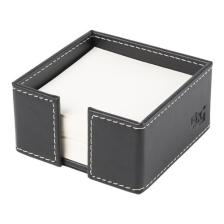 2K Küp Bloknotluk Suni Deri Masaüstü 10X10X5 cm