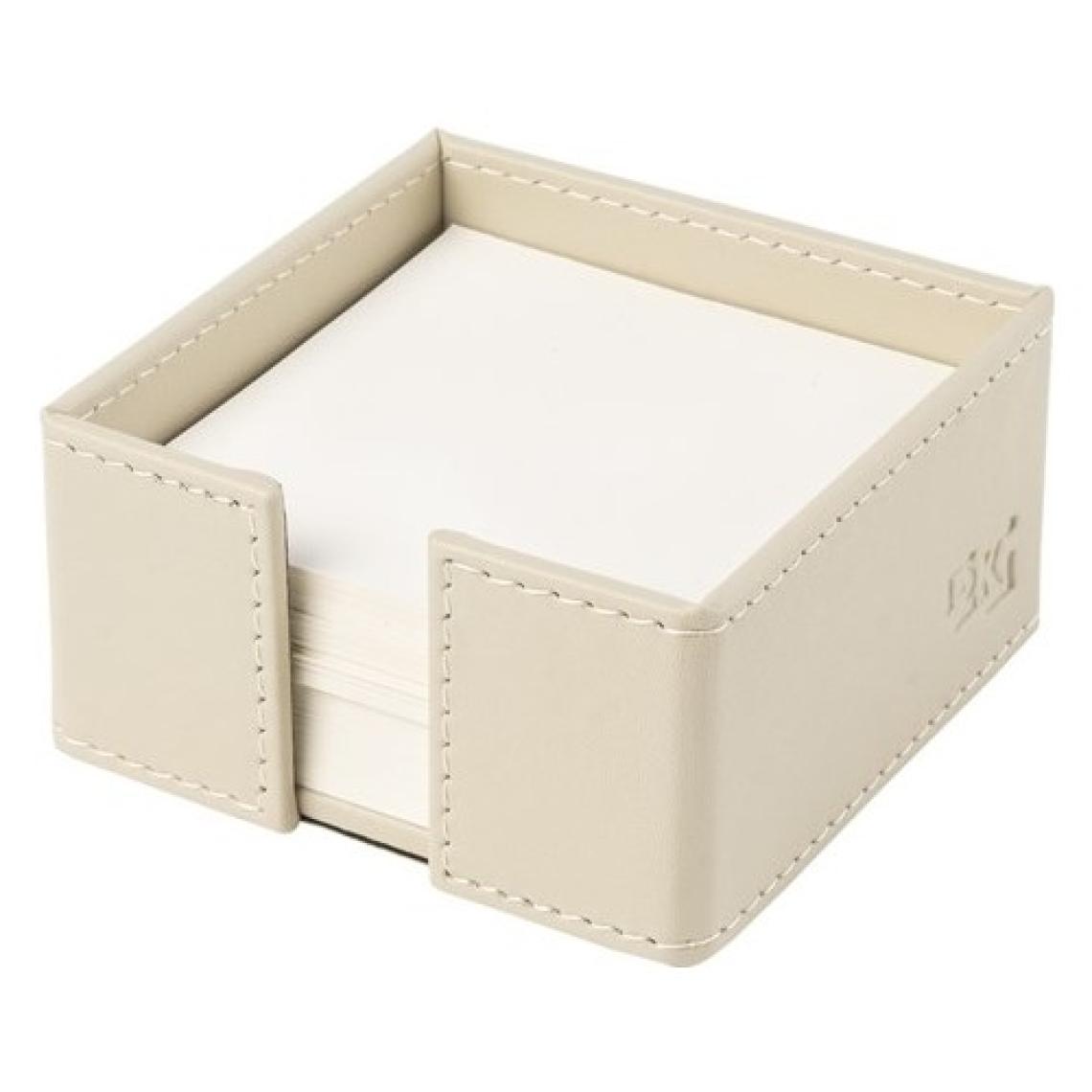 2K Küp Bloknotluk Suni Deri Masaüstü 10X10X5 cm
