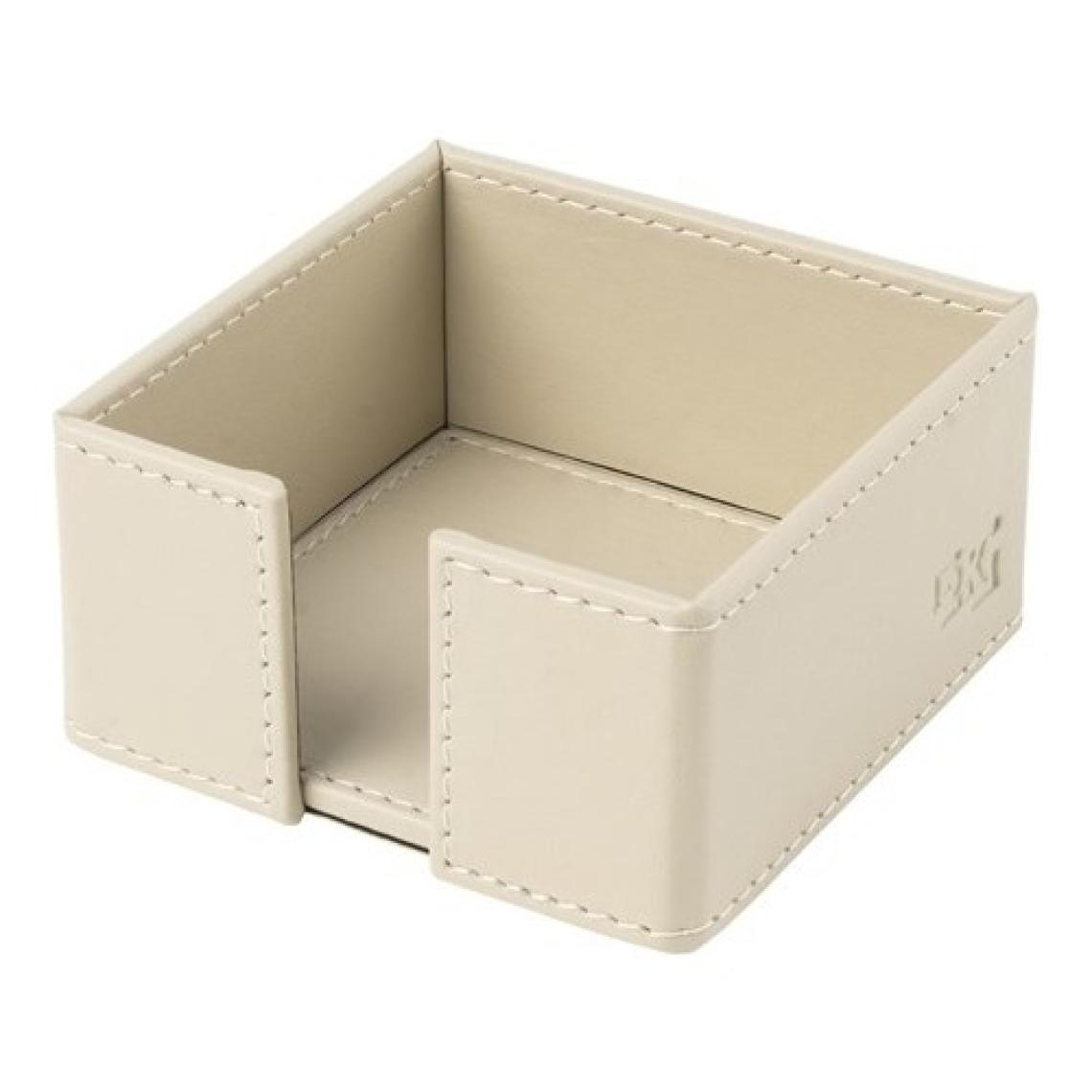 2K Küp Bloknotluk Suni Deri Masaüstü 10X10X5 cm