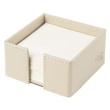 2K Küp Bloknotluk Suni Deri Masaüstü 10X10X5 cm