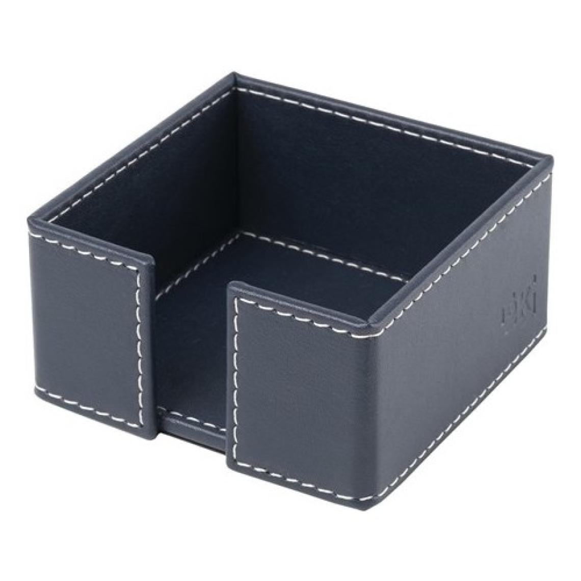 2K Küp Bloknotluk Suni Deri Masaüstü 10X10X5 cm