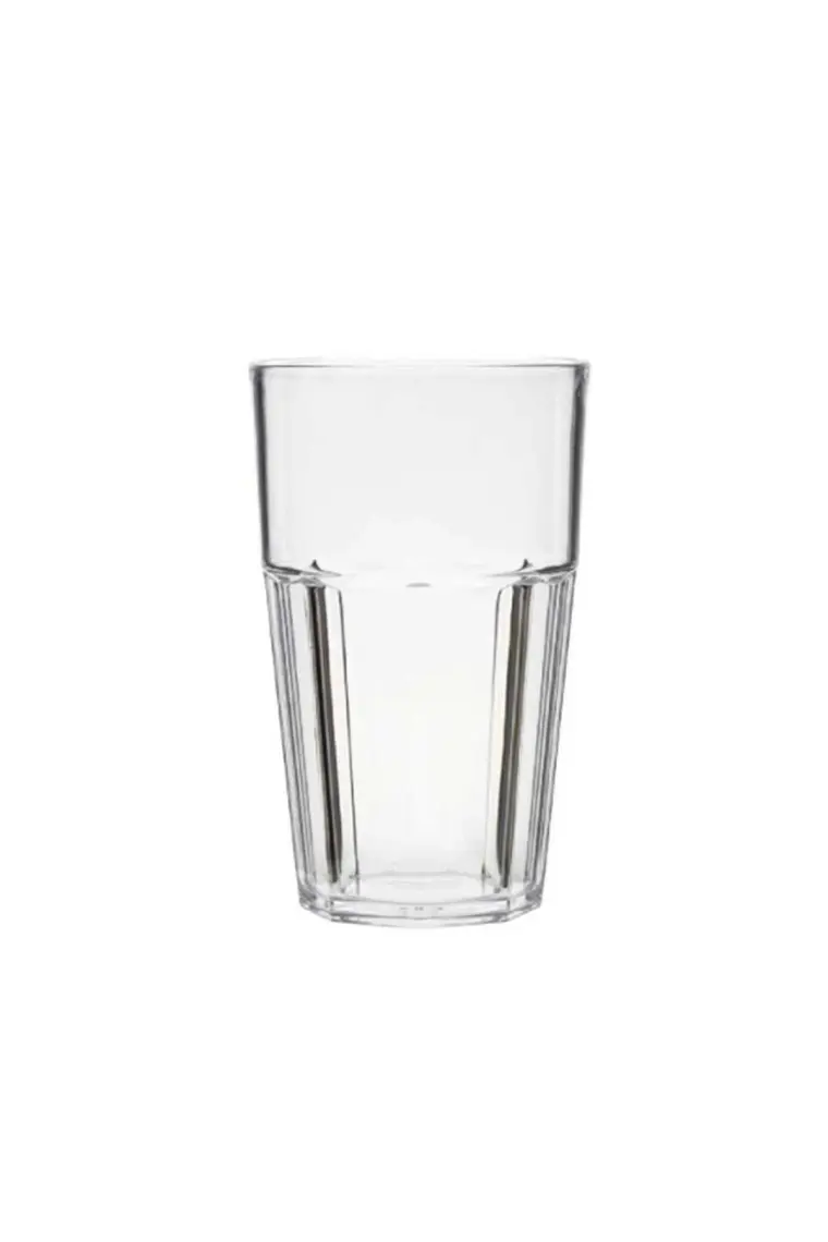 Rubikap Casablanca Polikarbonat Bardak Şeffaf 400 ml - 4 Adet