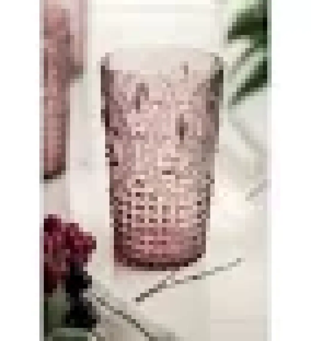 Depa Akrilik Mürdüm 6'lı Uzun Bardak & Su Meşrubat Bardağı 750 ml ( Büyük Boy & Cam Değildir )