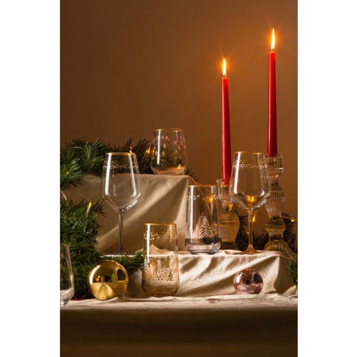 Rakle Yılbaşı - Winter Sky 4'lü Meşrubat Bardağı Seti Mavi 470 cc