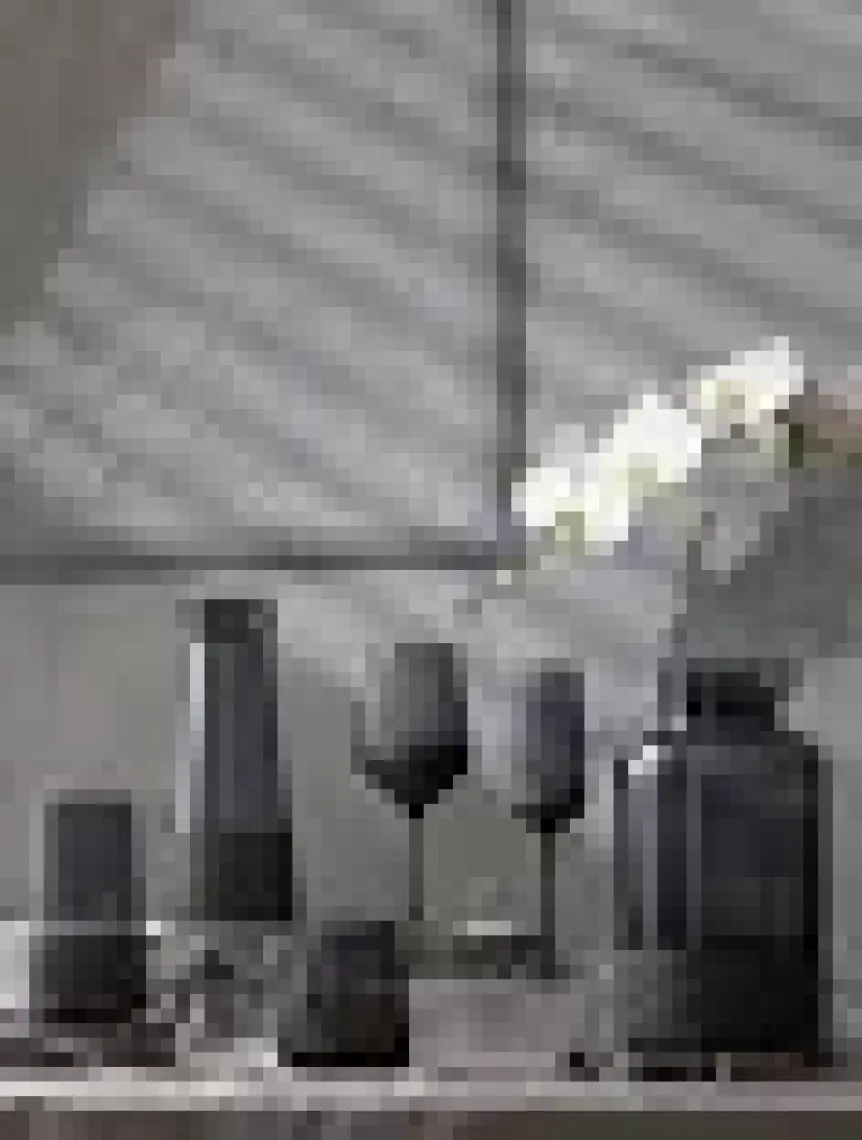 Rakle Matte 4'lü Su Kadehi Seti Siyah 490 cc