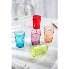 EW's Kitchenware Akrilik Renkli 6 Lı Kısa Bardak & Su Meşrubat Kahve Yanı Bardağı 400 ml (Cam Değildir )