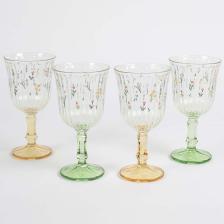 Botanical 4'lü Ayaklı Bardak - 240 ml