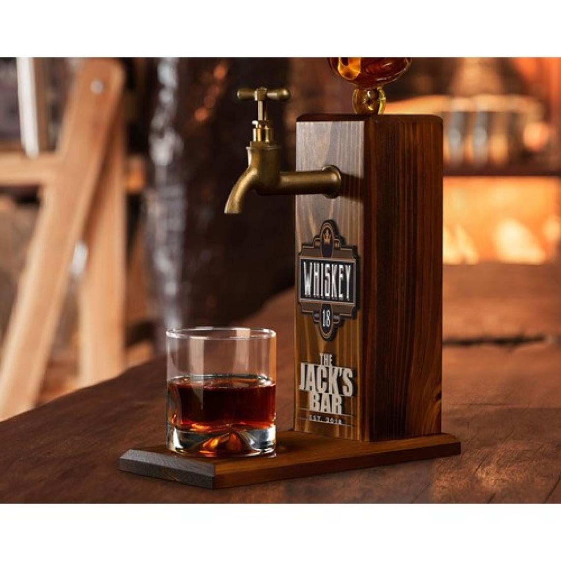 Bk Gift Kişiye Özel Kabartma Isimli Musluklu Doğal Ahşap Içki Standı, Home Bar, Viski Çeşmesi, Içecek Dispenseri, Ahşap Içecek Çeşmesi-13