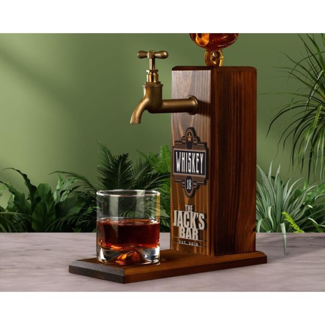 Bk Gift Kişiye Özel Kabartma Isimli Musluklu Doğal Ahşap Içki Standı, Home Bar, Viski Çeşmesi, Içecek Dispenseri, Ahşap Içecek Çeşmesi-13