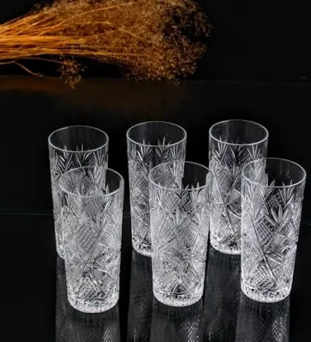 Kikovski 6’lı Limonata (Rakı) Bardağı Takımı - Göz Dekor