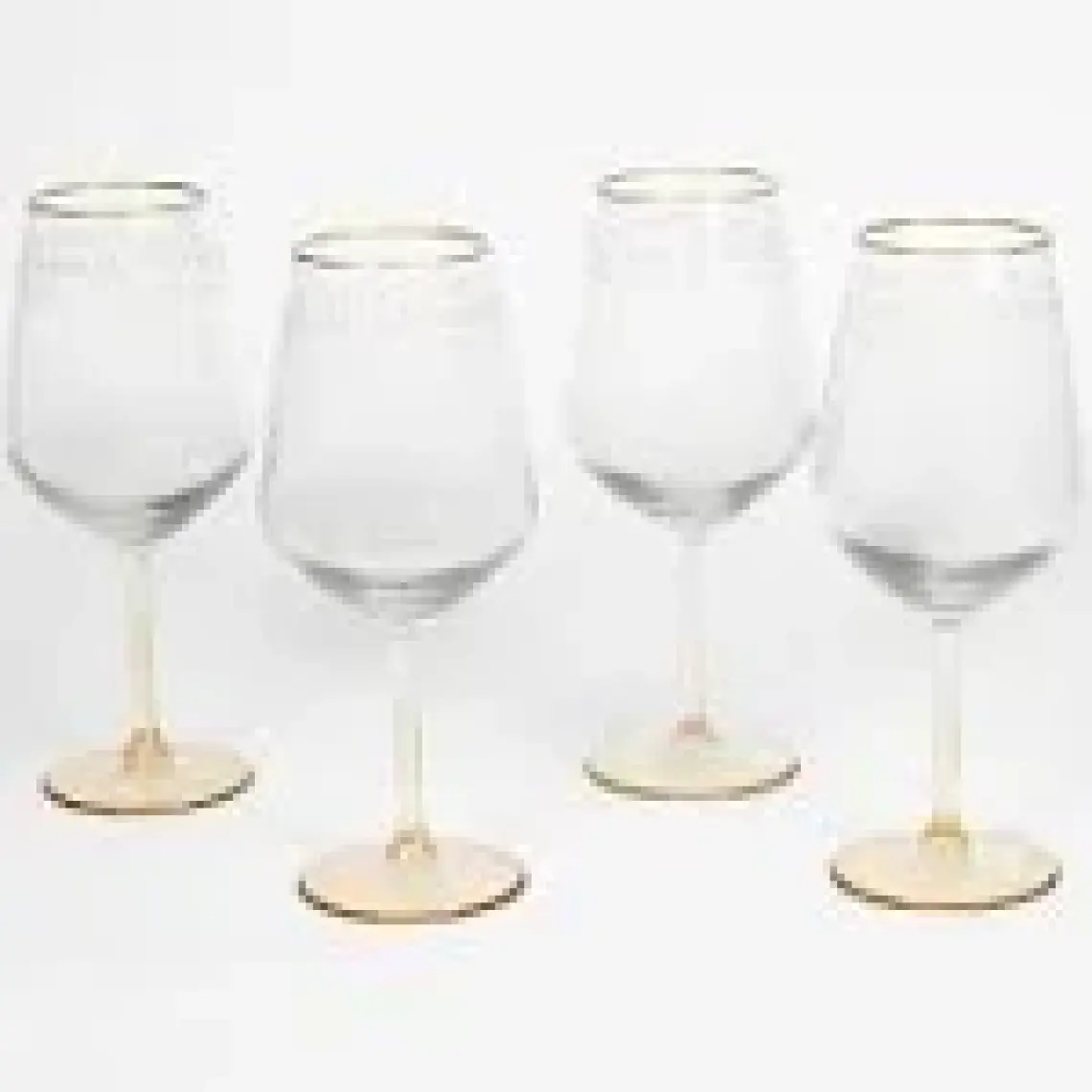 Rakle Yılbaşı - Winter Sky 4'lü Su Kadehi Seti Mavi 490 cc