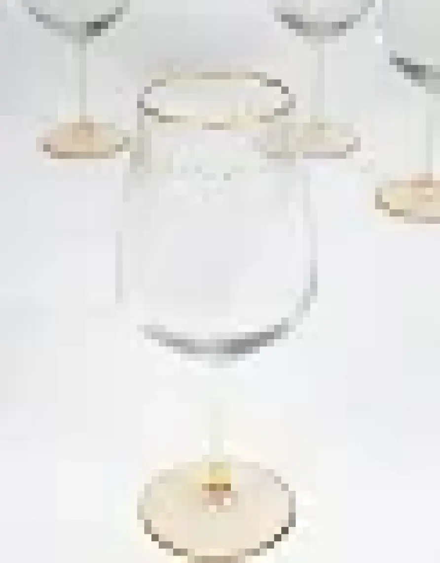 Rakle Yılbaşı - Winter Sky 4'lü Su Kadehi Seti Mavi 490 cc