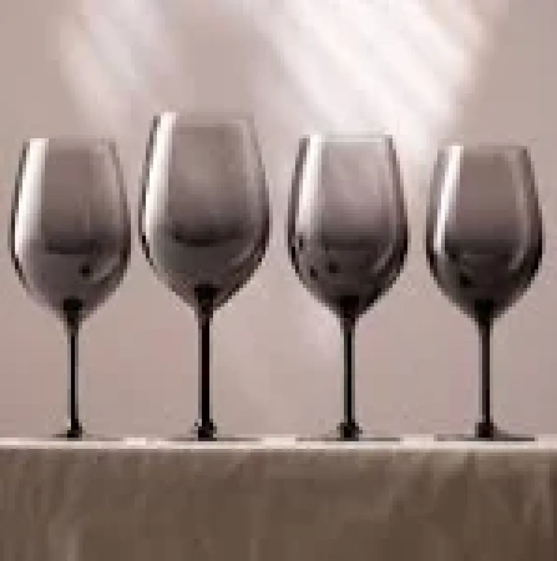 Rakle Larc 4'lü Su Kadehi Seti Füme 540 cc