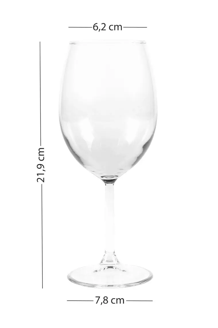 Rakle Larc 4'lü Su Kadehi Seti Füme 540 cc