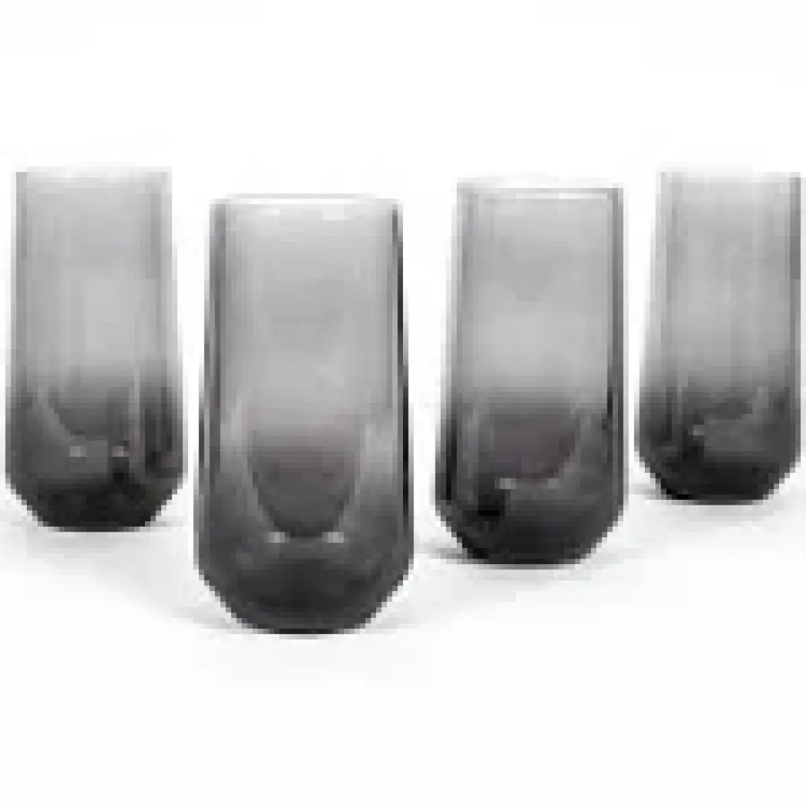 Rakle New Iconic 4'lü Meşrubat Bardağı Seti Füme 470 cc