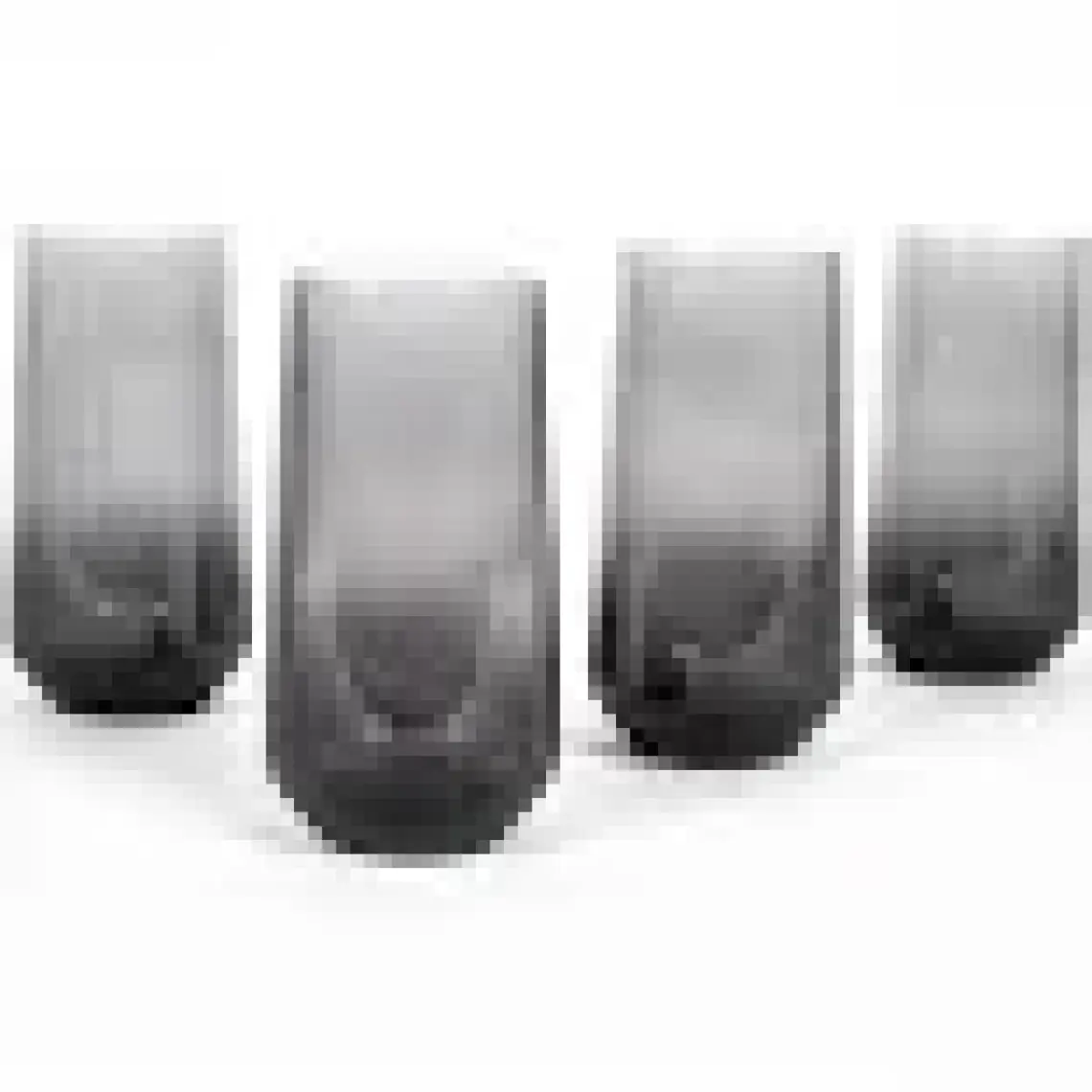 Rakle New Iconic 4'lü Meşrubat Bardağı Seti Füme 470 cc