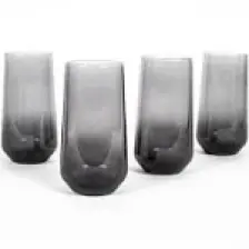 Rakle New Iconic 4'lü Meşrubat Bardağı Seti Füme 470 cc